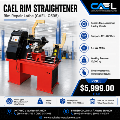 CAEL C595 Professional Rim Straightening Machine Affordable Wheel Repair Solution for Growing Shops...