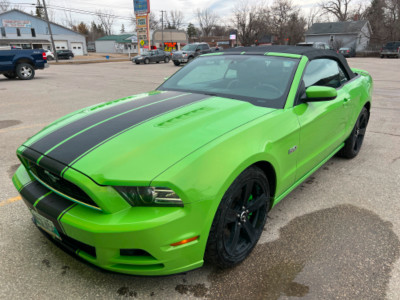 2013 Ford Mustang GT Convertible Rare Green