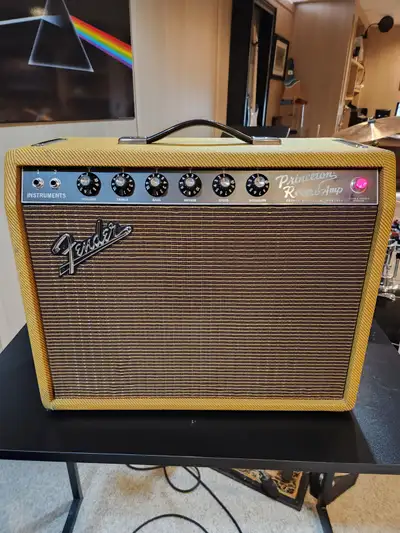 Fender Princeton Tweed Reverb Limited edition with 12 " Speaker original Canabis Rex Upgraded power...
