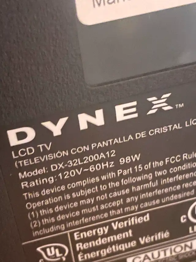 Dynex 32" LCD TV 720p 60Hz HDTV Black Model:DX-32L200A12 in TVs in City of Toronto - Image 4