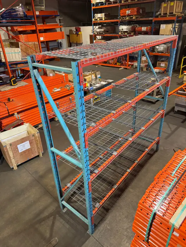 Used racks - 8'6 long beams - 9', 10' & 14' tall x 30" frames