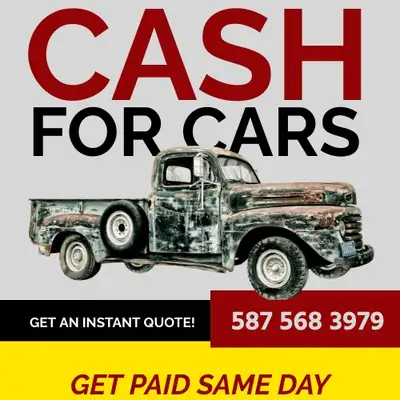 Are you looking to sell your car for cash in Edmonton or surrounding area? Call Now 587-568-3979 Get...