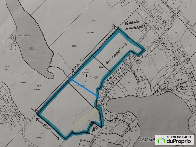 $319,000 - Residential Lot for sale in Val-Des-Lacs — photo 1