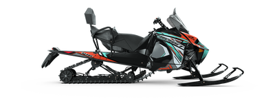 Sharing the ride has never been easier! INTRODUCING a versatile crossover sled with two-up seating....