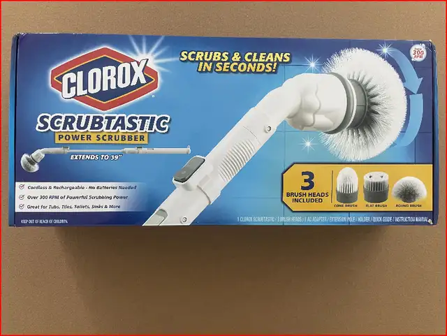 Brosse rotative rechargable Scrubtastic de Clorox in Bathwares in Saguenay - Image 2
