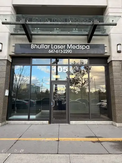 Prime 650 Sq Ft Turnkey Commercial Unit In High-Traffic Location At Sheppard & Allen Rd, Directly Ac...