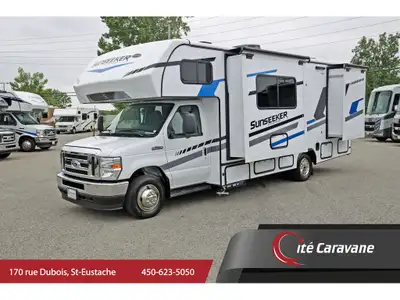 Forest River Sunseeker 2500 3 extensions CLASSE C Tissu : Lava boiseries : River teak , Ford V8 7.3L...