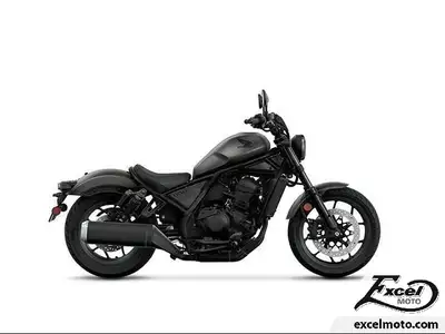 Excel Moto 2026 Honda REBEL 1100 Honda REBEL 1100 2026 HONDA REBEL1100 2026 NOIR Prix incluant les f...