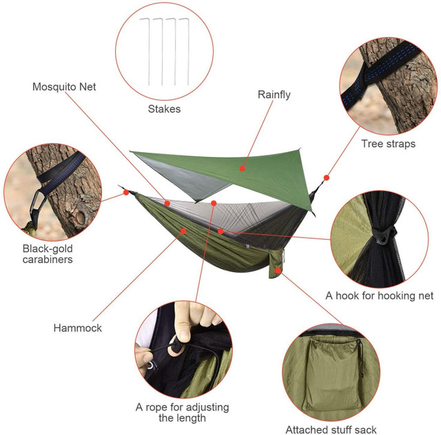 FIRINER 3 in 1 Camping Ha... BNIB LOT# 13925 in Fishing, Camping & Outdoors in Oshawa / Durham Region - Image 2