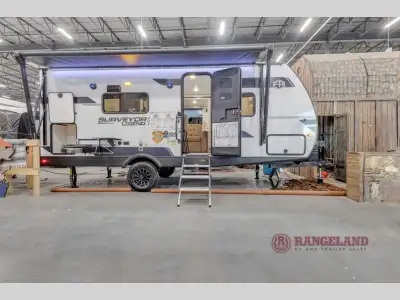 Forest River Surveyor Legend Sub-4,000LB travel trailer 19SSLE highlights: Outdoor Spray Port 16' Po...