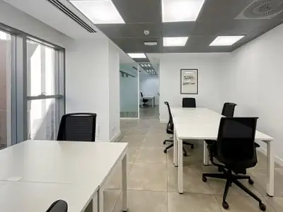 Flexible large office for rent designed to accommodate 20 people at Regus The Atrium. A fully servic...
