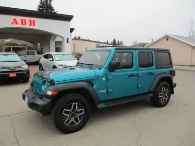Check out this 2020 Jeep Wrangler Unlimited Sport 4x4, a true icon built for both adventure and ever...