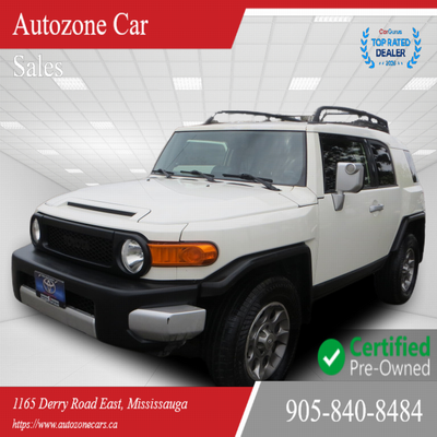 This 2013 Toyota FJ Cruiser offroad 4WD model, adding Bilstein shock absorbers, traction control upd...