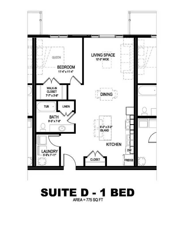 1Bed/1Bath, Uptown Near Shopping/Restaurants, 303-40 Patience Ln in Long Term Rentals in Fredericton - Image 15