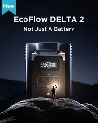ECOFLOW DELTA 2 1000 Watt Solar Battery Generator for Camping