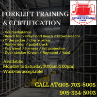 $129 ONLY! LIFT-TRUCK TRAINING AND LICENSE!ONLY AT CDTC!