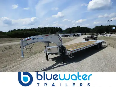 K-Trail Gooseneck Flat Bed Trailers 102in. x 25' starting at $36,145.00 or $722.83/month! The Deck S...