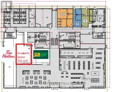 FOOD COURT SPACE - Excellent opportunity to lease a 742 SF commercial unit within a high-traffic Ess...