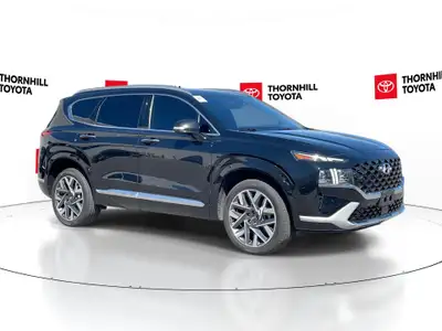 Thornhill Toyota Proudly Presents This Black 2023 Hyundai Santa Fe with ULTIMATE CALLIGRAPHY AWD Pac...