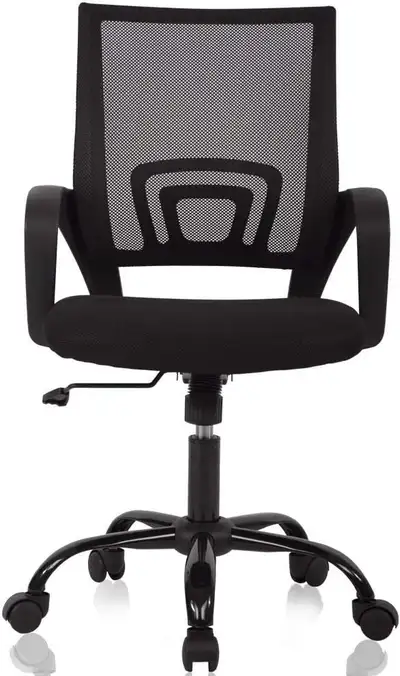 NEW BLACK OFFICE CHAIR MESH SWIVEL 1210OC SALE $55.95 EA 2 $49.95 EA 10 $45.95 EA BUILT FOR COMFORT...