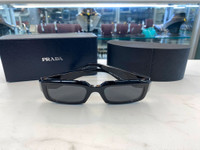 Prada SPR27Z Unisex Sunglasses - Black