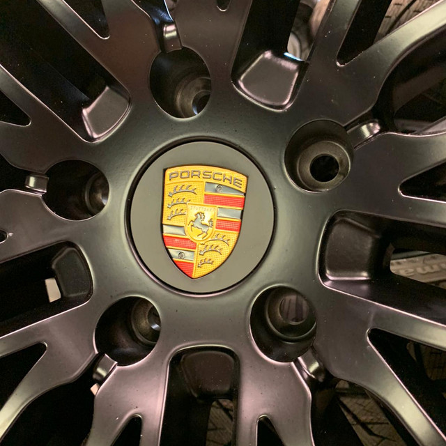 21" MATTE BLACK Porsche Cayenne Wheels & WINTER Tires 295/35R21 in Tires & Rims in Calgary - Image 3