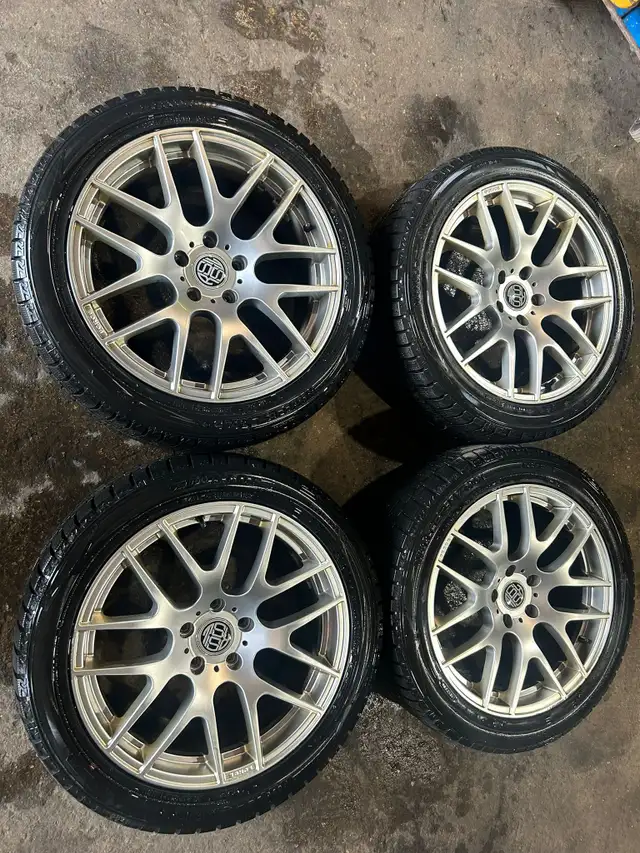 245 45 19 - DUNLOP WINTERS - BMW X3 - 5x120 in Tires & Rims in Kitchener / Waterloo - Image 2
