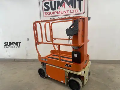 12 ft platform reach from a compact push-around mast lift. Fits doorways, tight aisles and elevator...