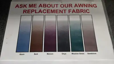 RV AWNINGS AND SLIDE TOPPERS, View more