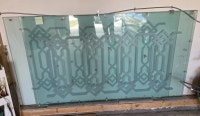 LARGE ETCHED HEAVY GLASS PANELS (3) Calgary Alberta Preview