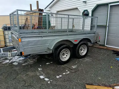 Dump Trailer 5x10 2022 new battery requires a new tire for inspection (in process) Located in Massto...