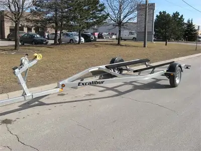 Excalibur BT2800 Single Axle boat trailer. 2800lbs total boat capacity. Fully welded tube steel cons...