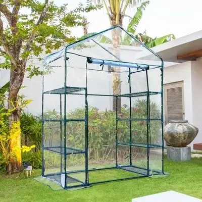 Brand New 4.7x2.4x6.4ft Walk-in Greenhouse, View more