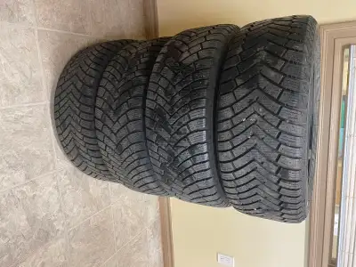 The winter tire sizes are 255 / 55R 18 and the rims were only used 1 winter season (4 months). They...