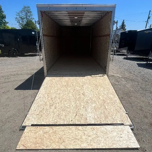 Aluminum 7x14+Vee 7FT INT Height Enclosed cargo Trailer in Cargo & Utility Trailers in Brantford - Image 7