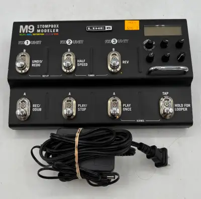 Line 6 M9 Guitar Pedal with Power Cable, View more