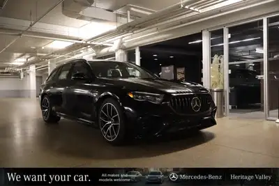 This Mercedes-Benz AMG E 53 E has a strong Intercooled Turbo Gas/Electric I-6 3.0 L/183 engine power...