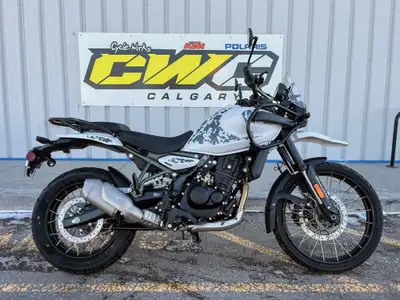 TUBELESS WHEELS. NEW SHERPA 450. REAL ADVENTURE. CALL/TEXT 403-230-1920.The 2026 Royal Enfield Himal...