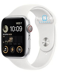 Apple Watch SE 2nd 44mmGPSSilver Aluminum Case- White Bands $299 City of Toronto Toronto (GTA) Preview