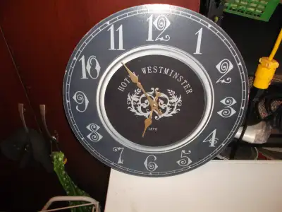 BEAUTIFUL  WALL  CLOCK   -HOTEL WESTMINISTER, View more