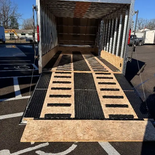 Aluminum 7x16 2 place Hybrid Snowmobile/2 ATV Trailer in Cargo & Utility Trailers in Brantford - Image 7