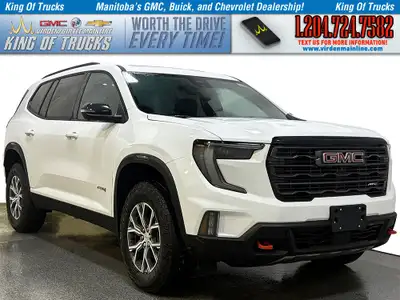 Experience the future of adventure with the brand new 2026 GMC Acadia At4 Awd, now available at Vird...