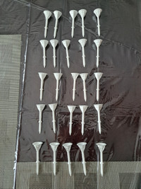 golf tees solid plastic 3 1/4in MARTINI STYLE