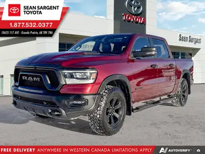 Free delivery available up to a $500 credit, based on retail price. Meet the 2023 RAM 1500 Rebel, Fr...