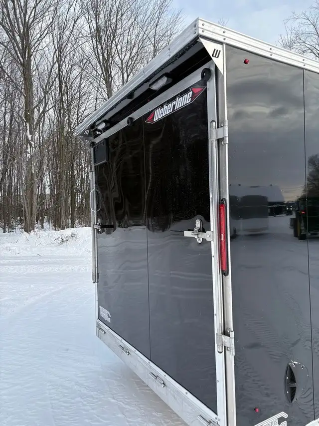 2026 Weberlane Aluminium 7' x 23' 2 essieux 2 rampes skidoo moto in Cargo & Utility Trailers in Laval / North Shore - Image 9