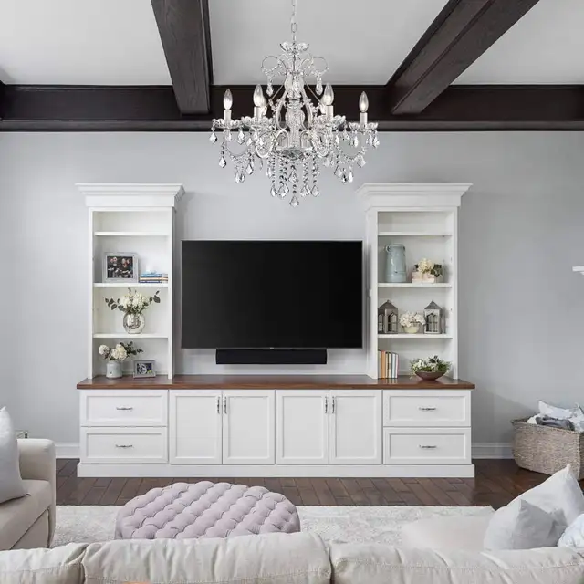 ANJIADENGSHI Modern K9 Crystal Raindrop Chandelier Lighting LED in Indoor Lighting & Fans in Mississauga / Peel Region - Image 9