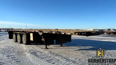 2013 DOEPKER 41 Ft Tridem Crane Float High Boy Oilfield Picker Trailer 41 Ft main deck 108 inch deck...