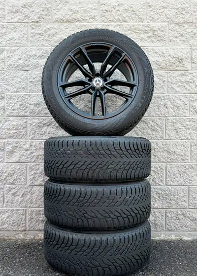 Winter / Snow Nokian Tyres Hakkapeliitta R3 SUV Studless 20 Tires And Replica Mercedes Benz AMG Matt...