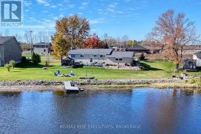Experience exceptional waterfront living on the beautiful Napanee River, offering panoramic views, c...
