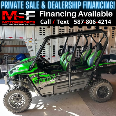Welcome to Motorsports Financing - Kelowna! 2022 Kawasaki Teryx Engine: 650